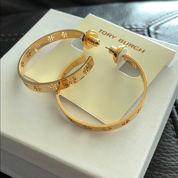 Tory Burch Logo Hoops - Picture 3 of 6